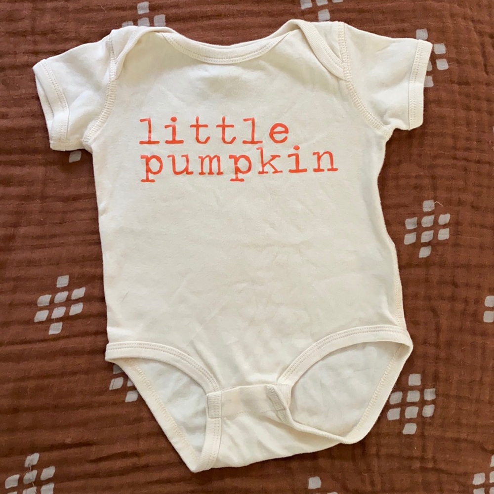 Pumpkin onesie